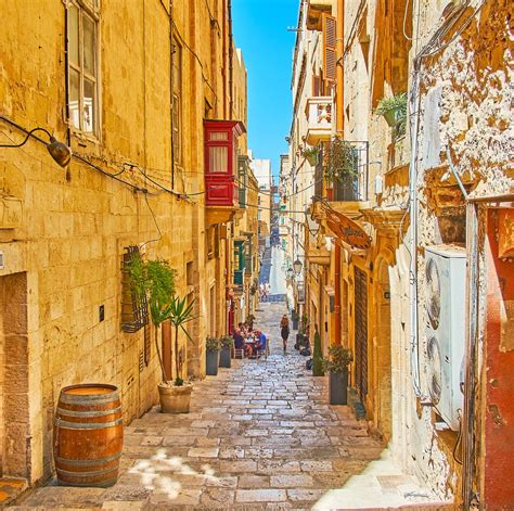 strait street valletta malta.